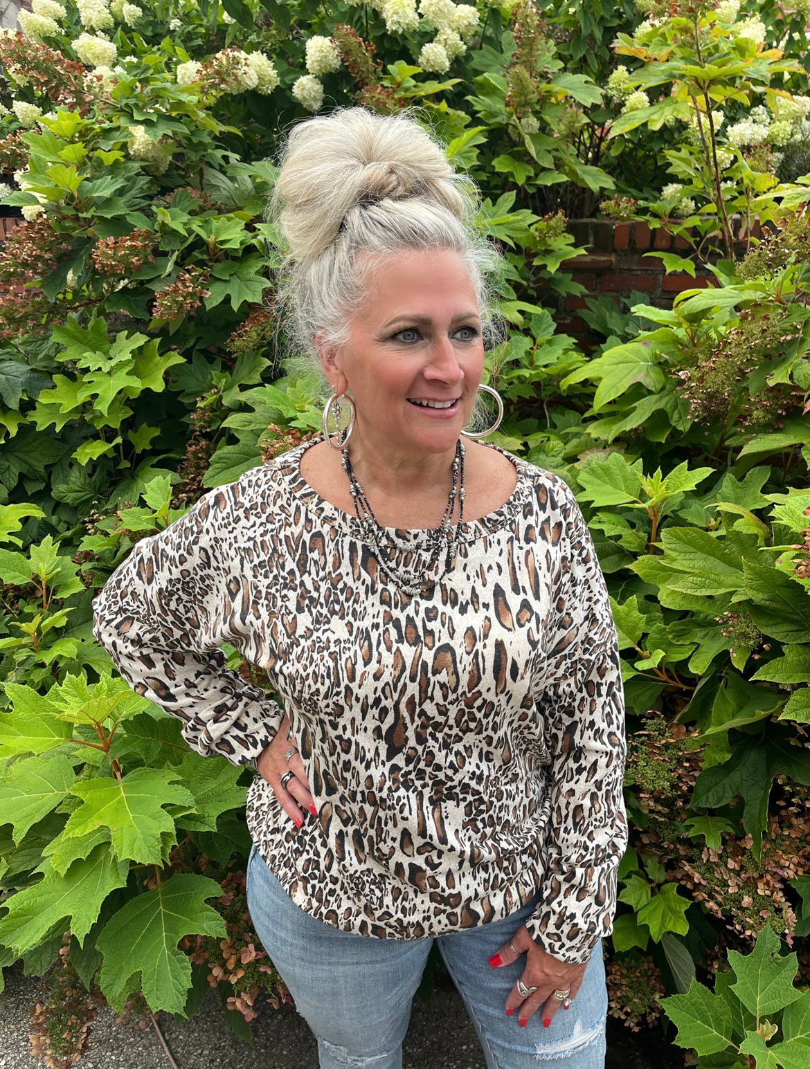 Sneak Away Leopard Print Top