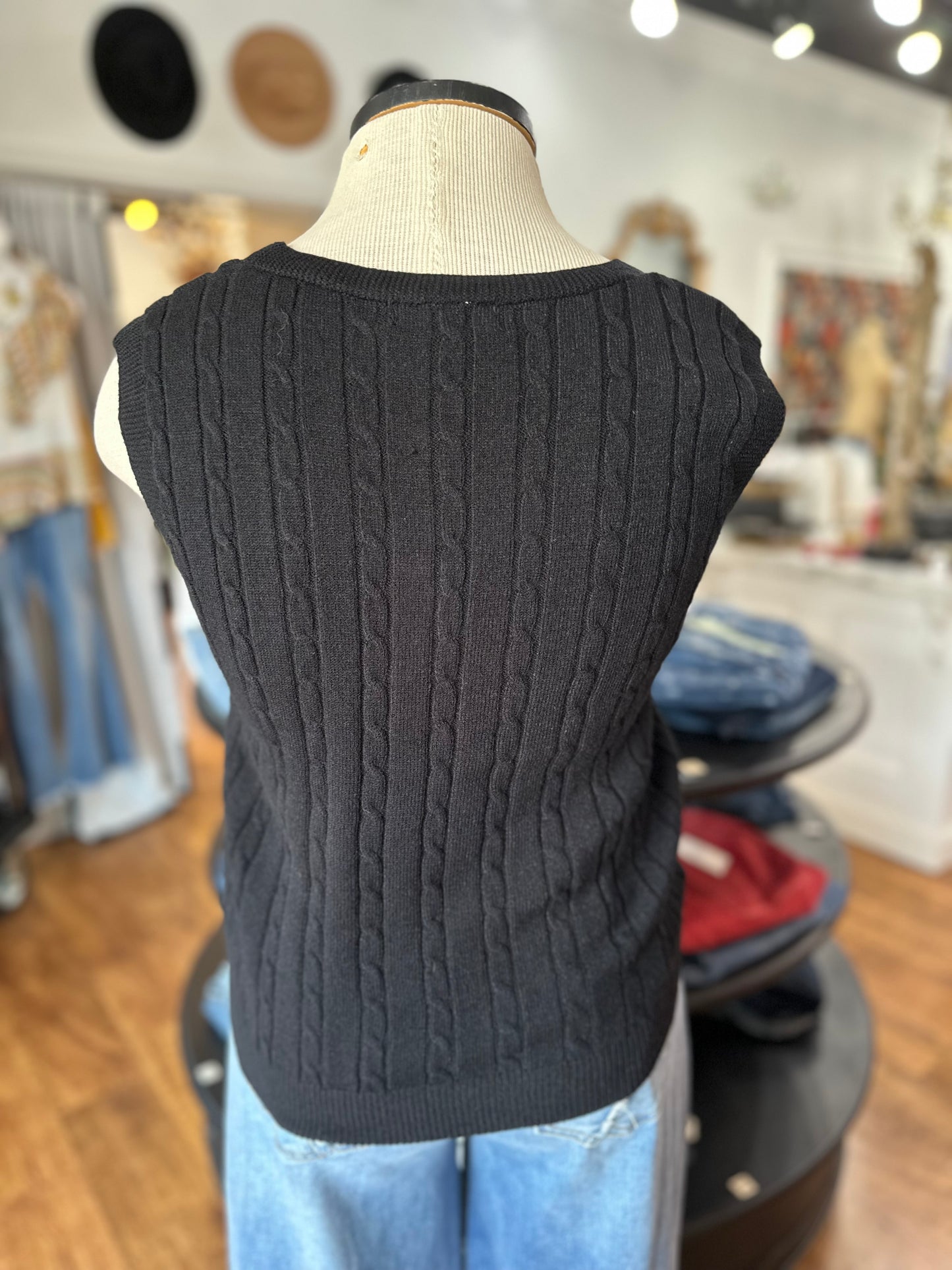 Just To Start Sleeveless Sweater Vest