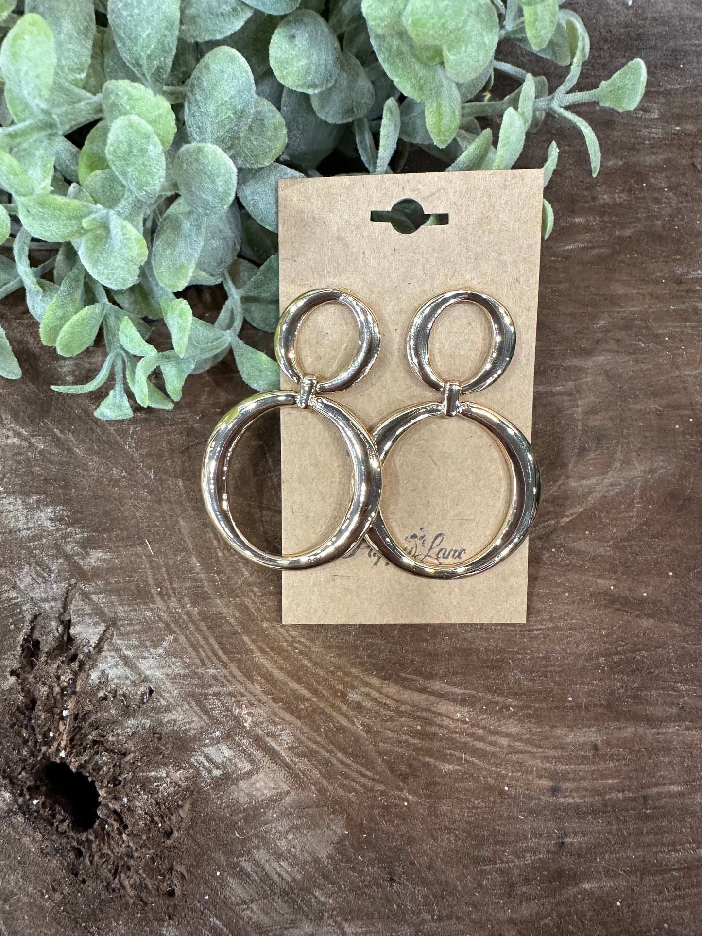 Turning Back Drop Earrings