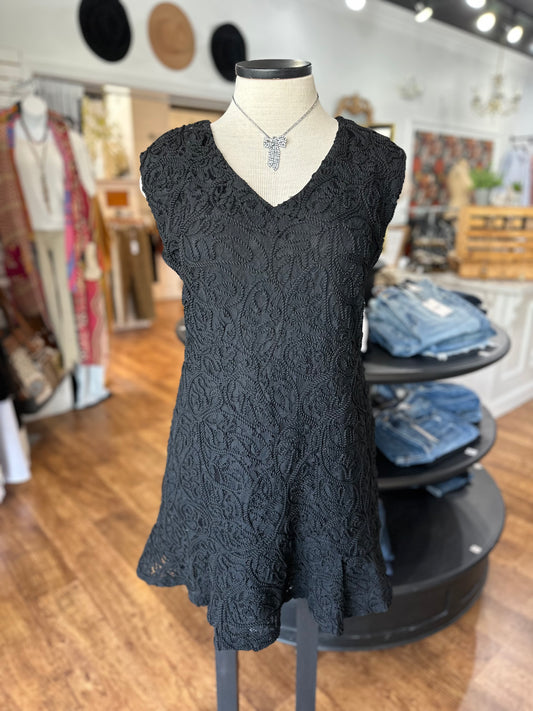 Romantic Notion Sleeveless Lace Dress