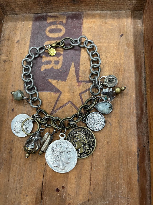 Gypsy Love Boho Charm Bracelet