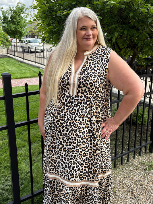 For The Love Of Leopard Dress