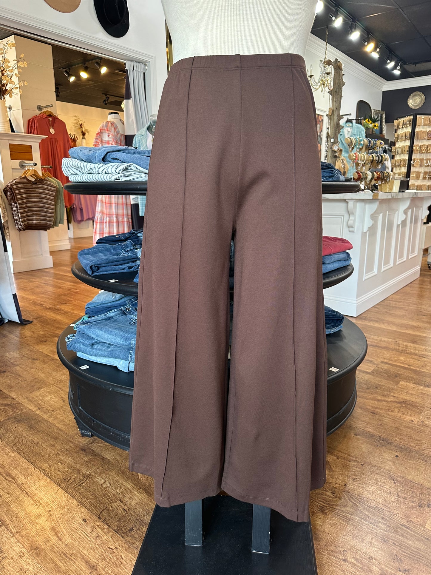 Always Easy Ponte Pants  ~ Brown