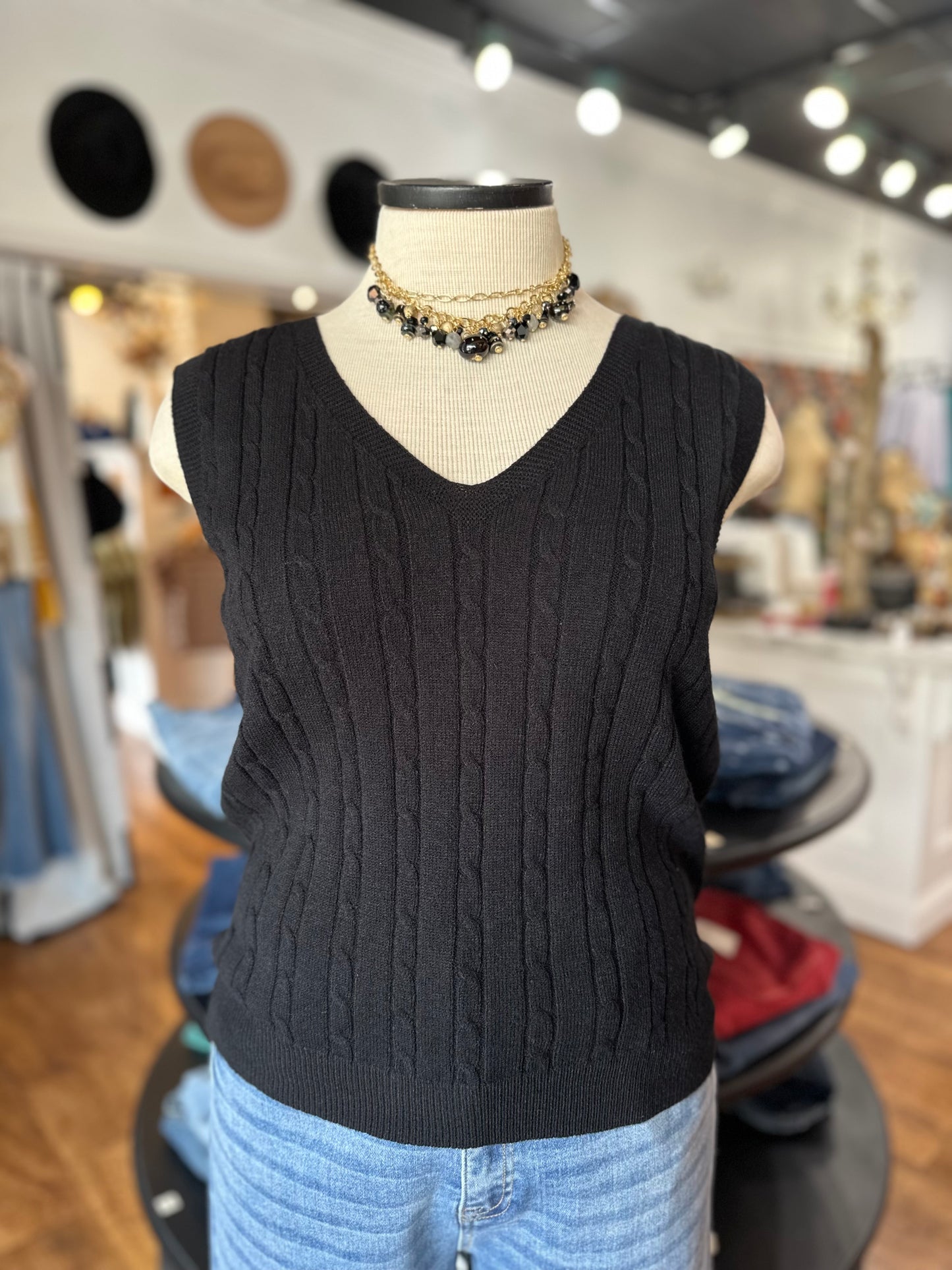 Just To Start Sleeveless Sweater Vest