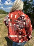 Always Be Around Aztec Shacket/Jacket