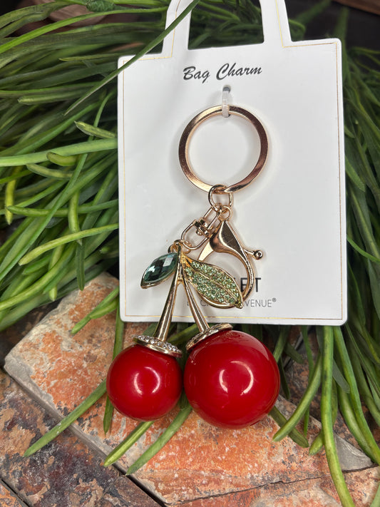 Cherry On Top Bag Charm