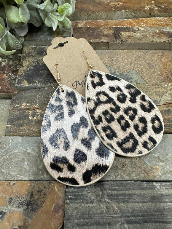 Made By Nature Leopard Earrings
