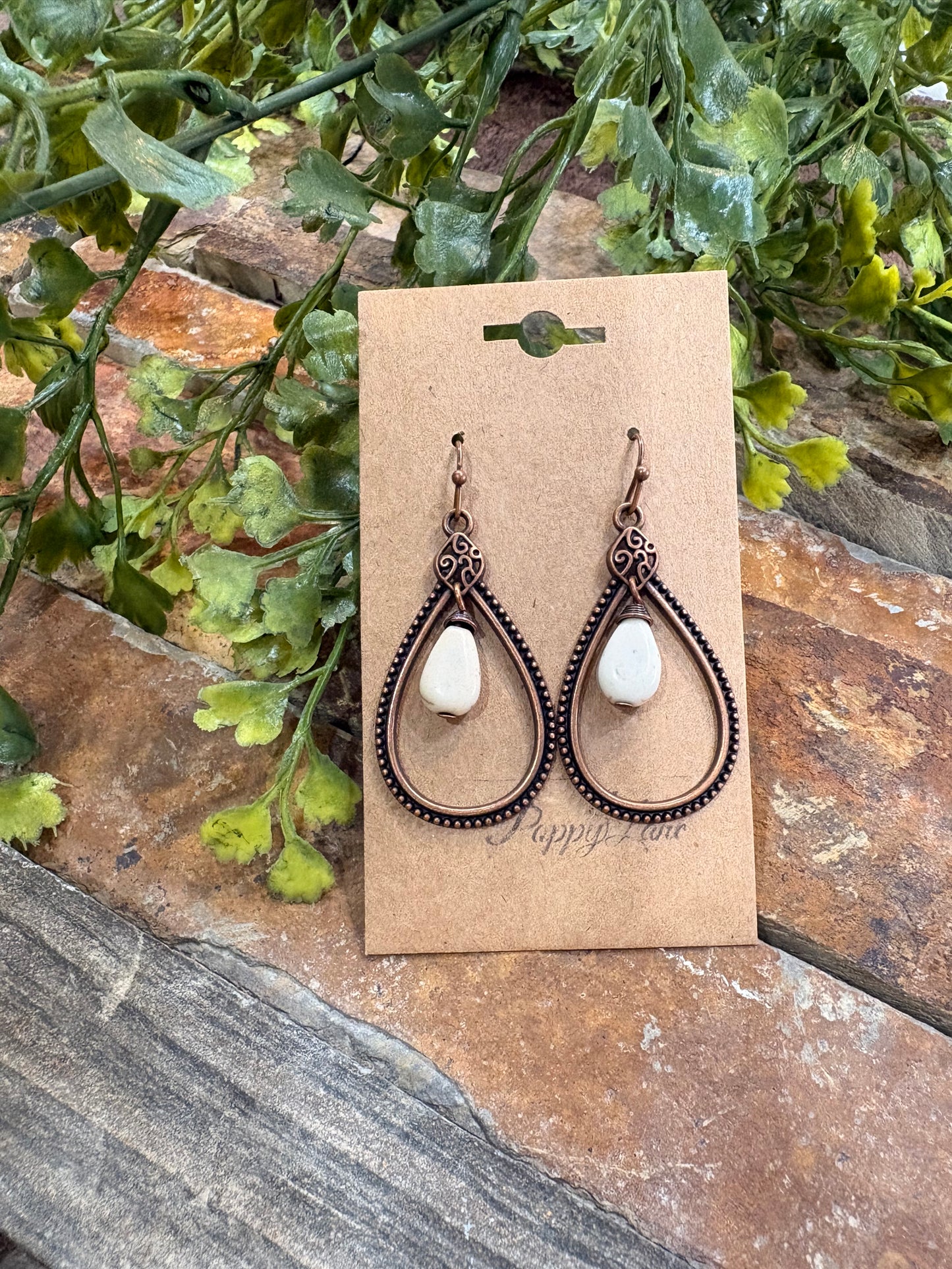 Copper Sundown Earrings