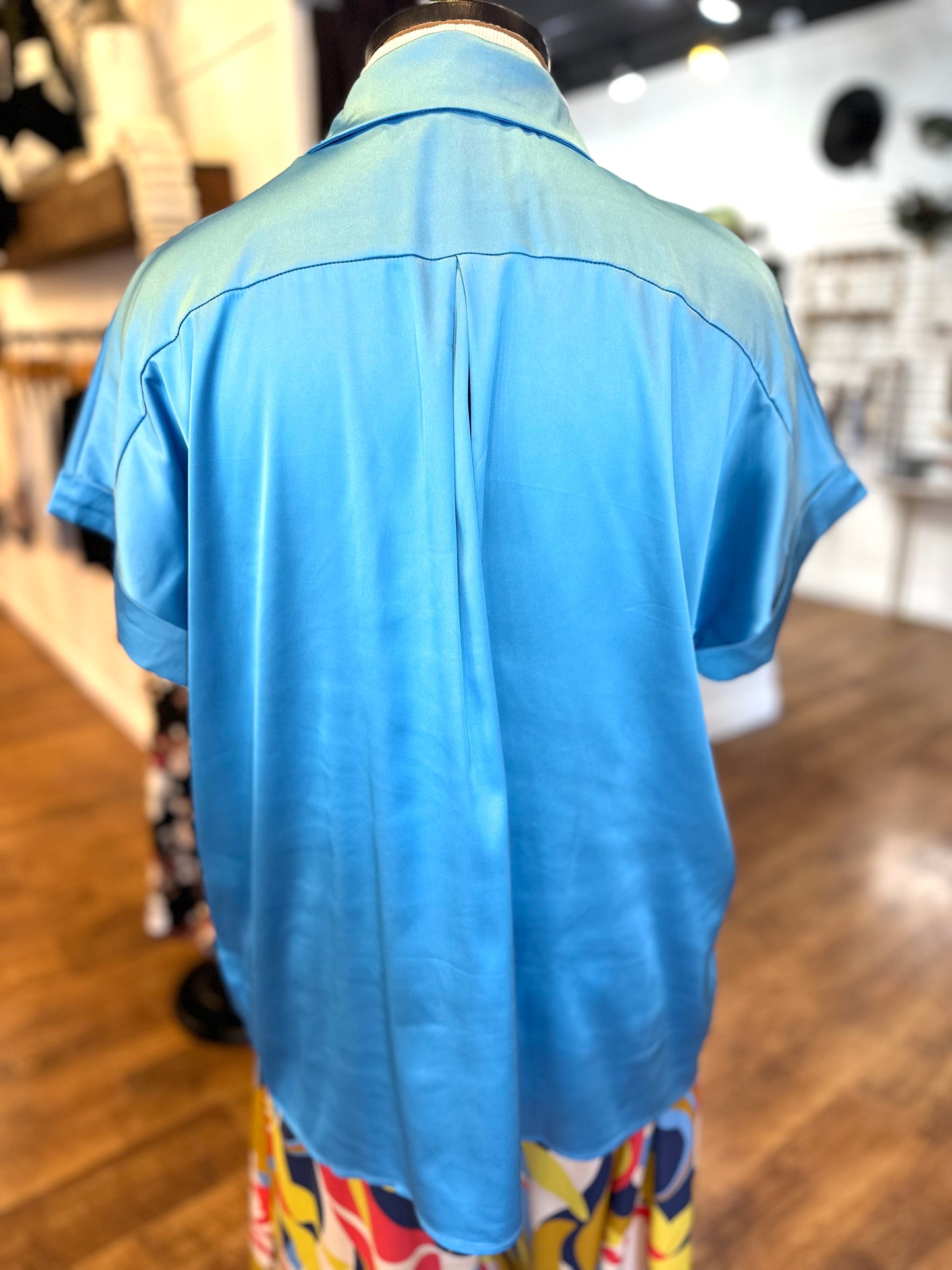 Everything Stops Satin Top