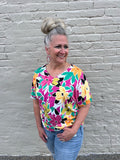 Garden Gypsy Floral Top