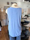 Raise The Bar Sleeveless V-Neck Tank ~ Spring Blue