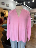 Flow And Chill Long Sleeve Knit Top ~ Light Pink