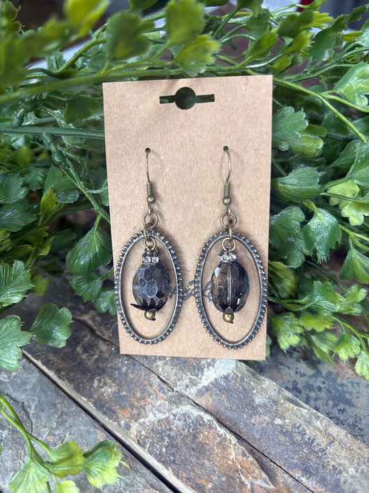 Timeless Oval Dangle Earrings