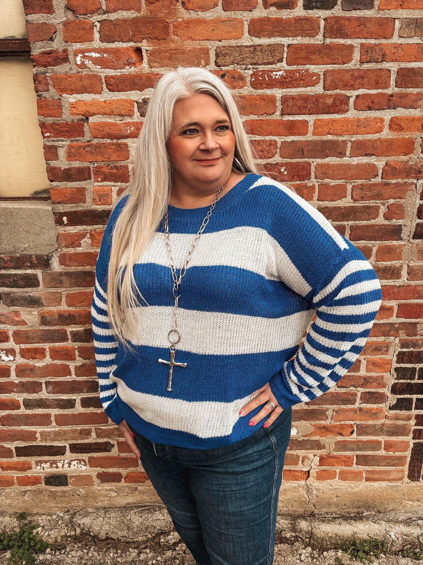 New You Striped Sweater