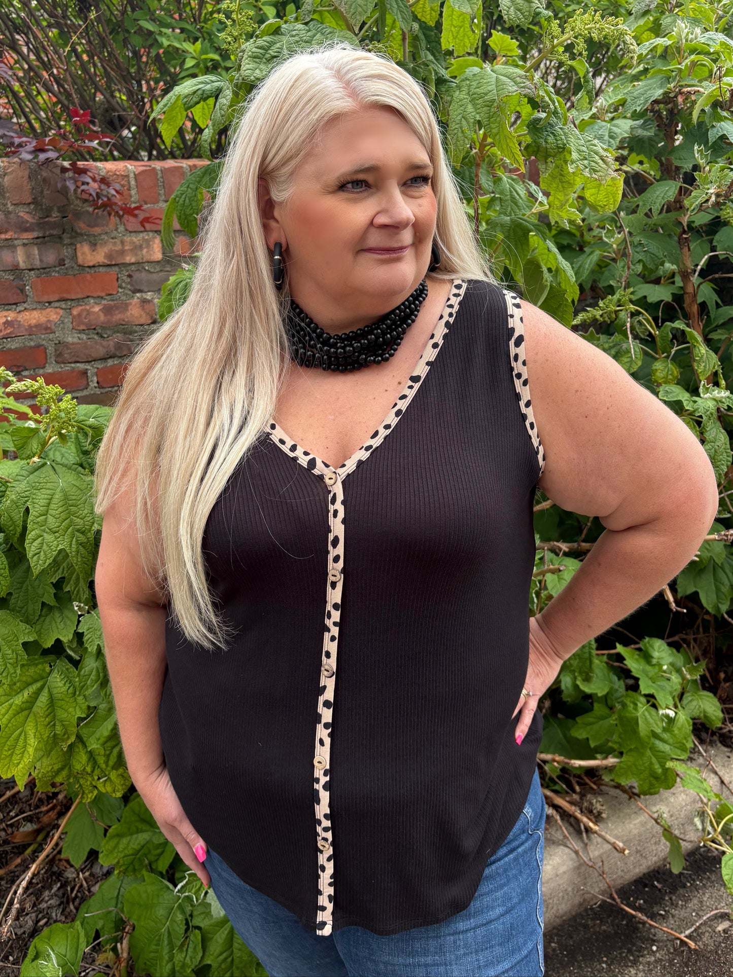 Little Bit Of Danger Tank Top