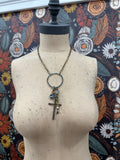 Charmed Rustic Cross Necklace