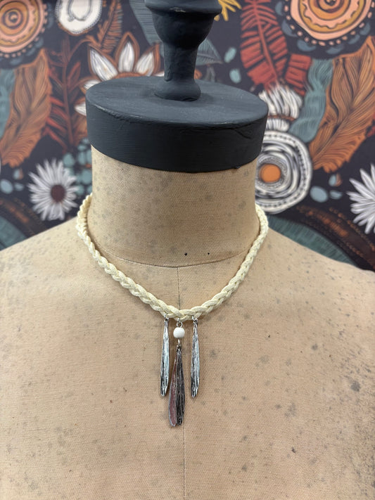 Here To Stay Braided Cord Necklace