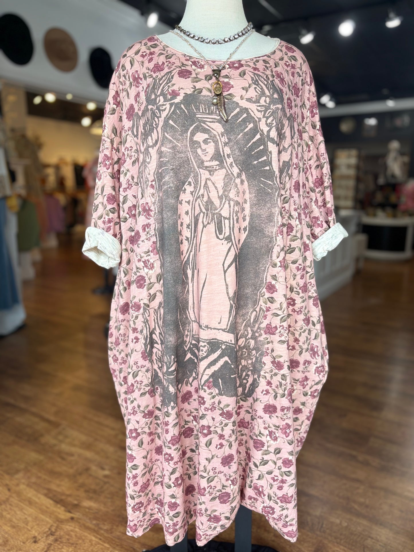 Jaded Gypsy Be True Tunic ~ Floral Blessing