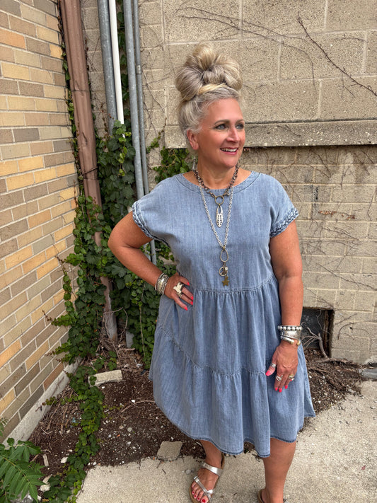 Nashville Nights  Denim Dress