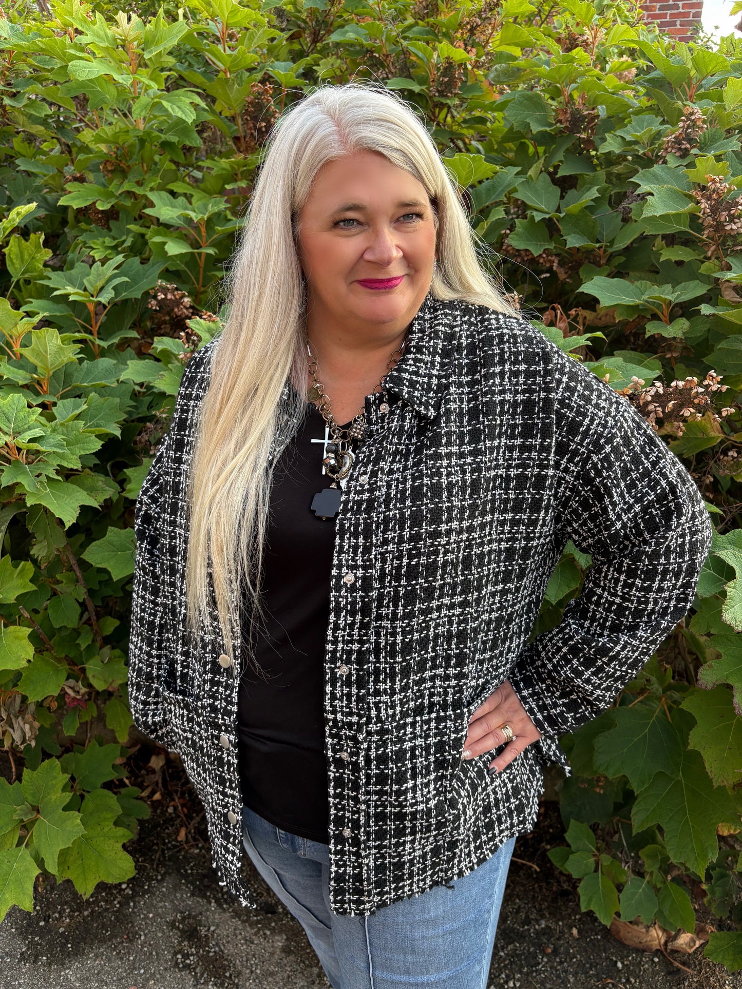 Street Style Tweed Jacket