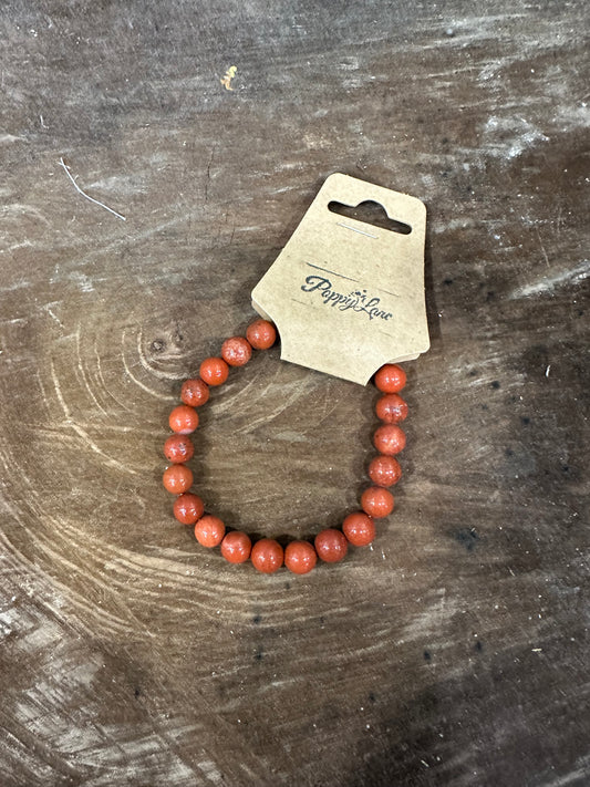 Keeping Check Stone Bracelet ~ Redstone