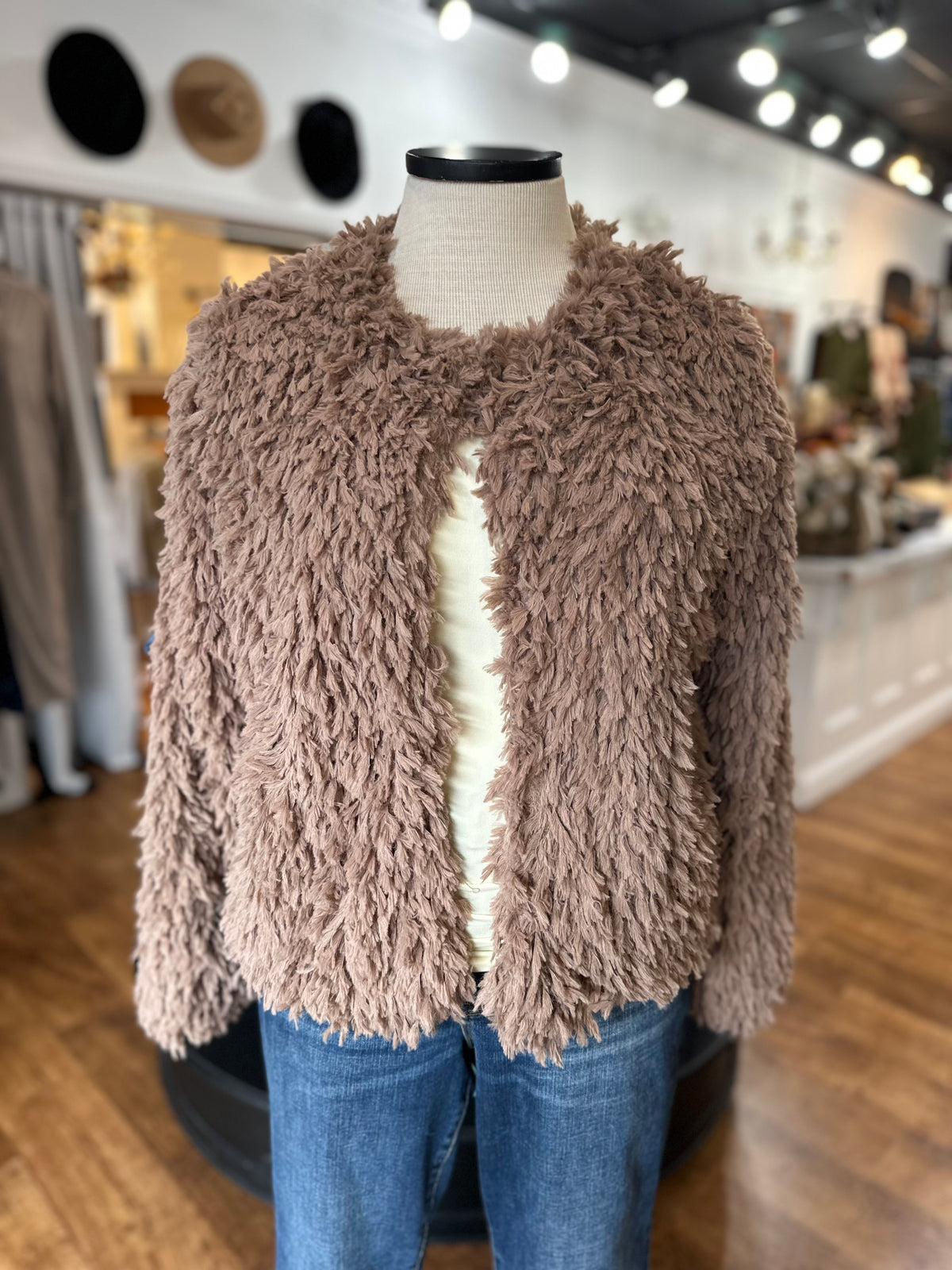 Where You Belong Fur Jacket