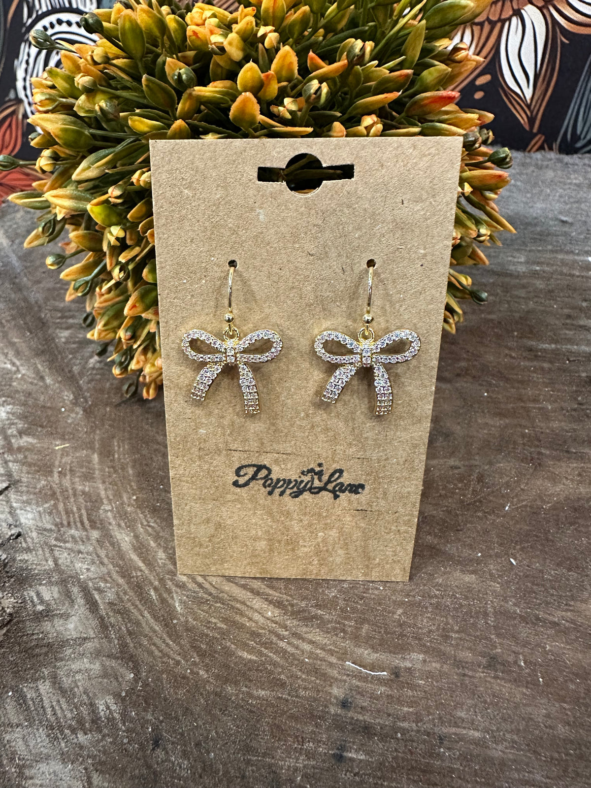 Dazzle Me Bow Earrings