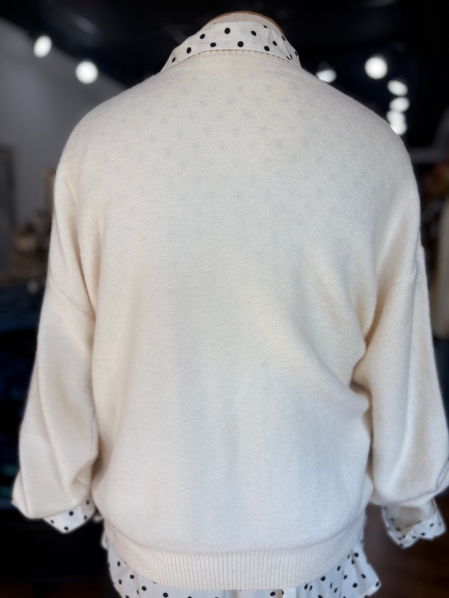 Cozy Blooms Crochet Flower Sweater