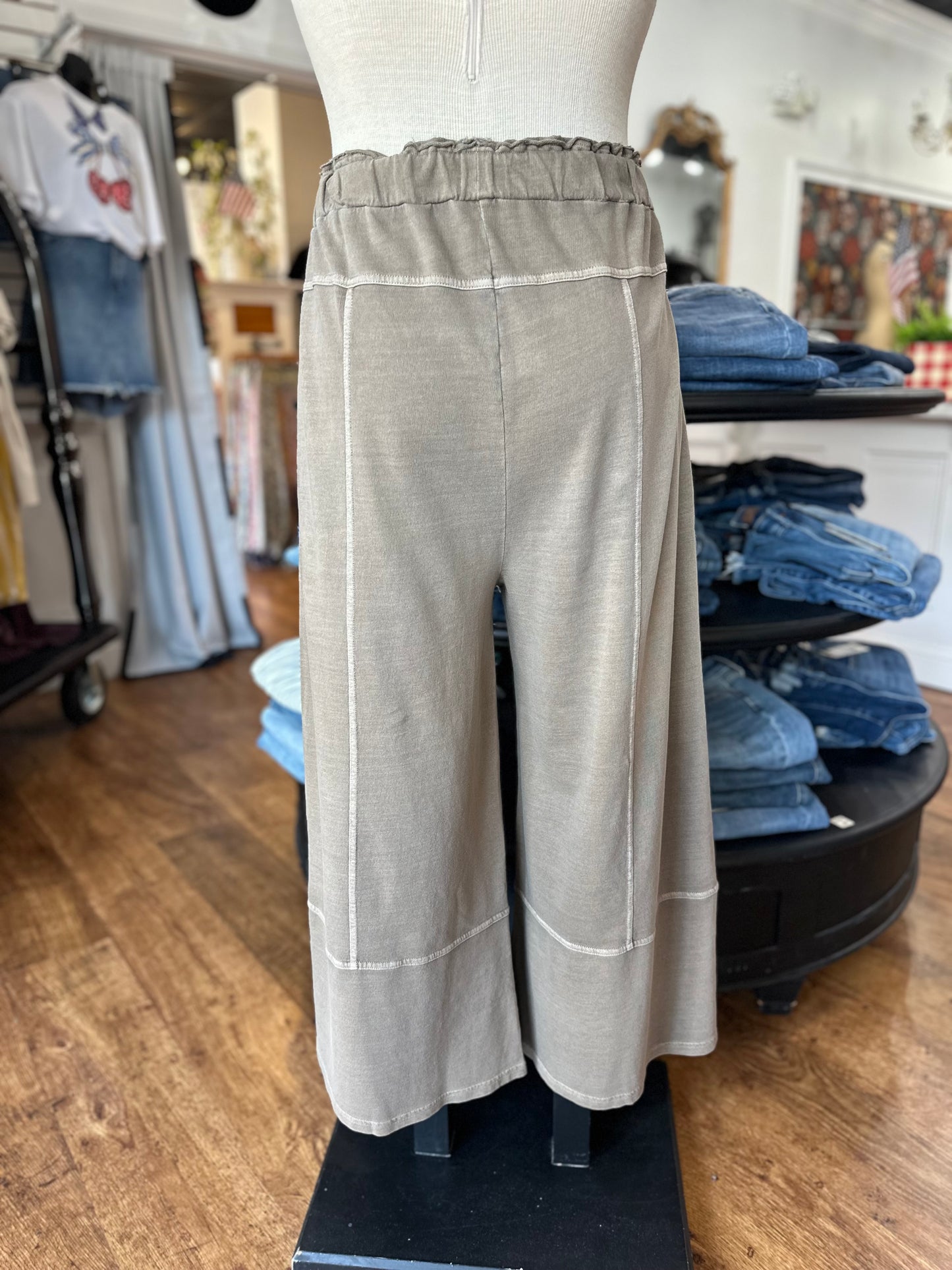 Take Your Turn Wide Leg Pants