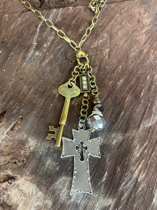 Sacred Wanderer Charm Necklace