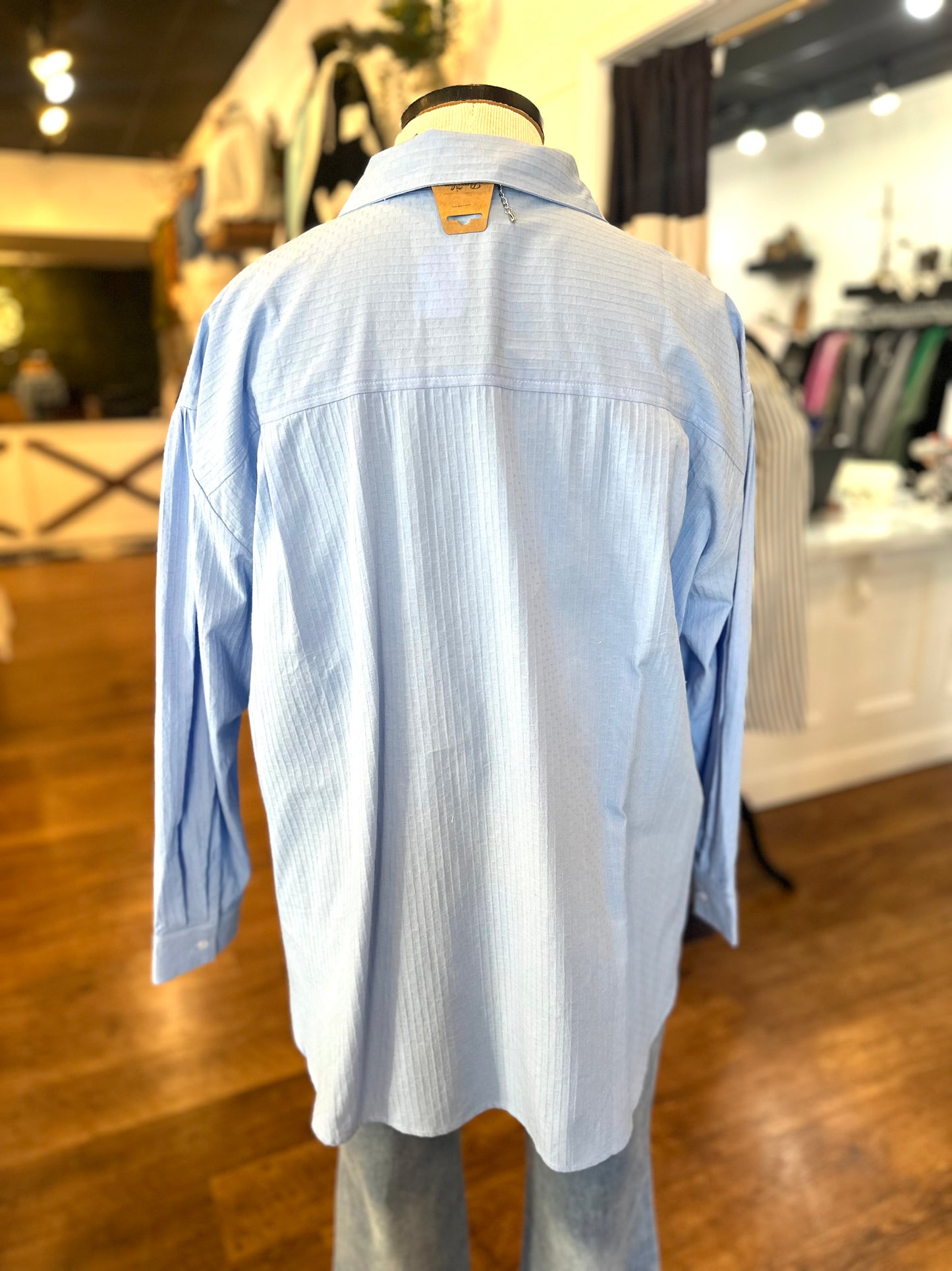 Never Wait Button Down Shirt