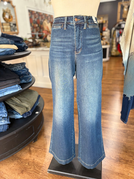 Judy Blue Highwaist Retro Wide Leg Jeans ~ RAMONA