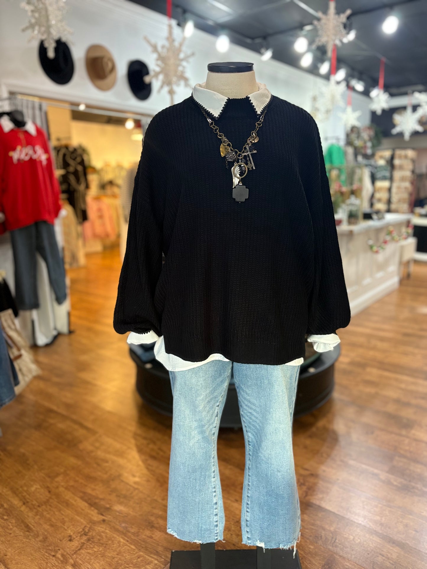 Cozy Couture Black Sweater