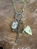 Cross My Heart Charm Necklace