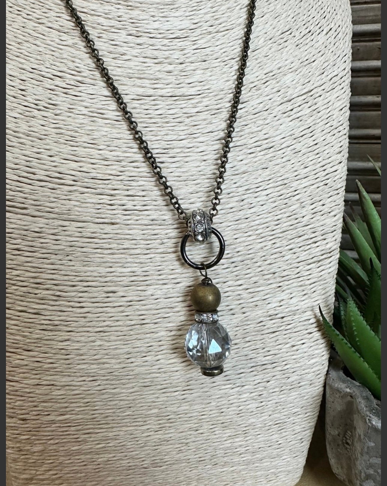 Moody Blues Crystal Necklace