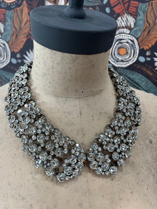 Own The Spotlight Collar Necklace ~ Clear