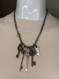 Unlocking Happiness Charm Necklace