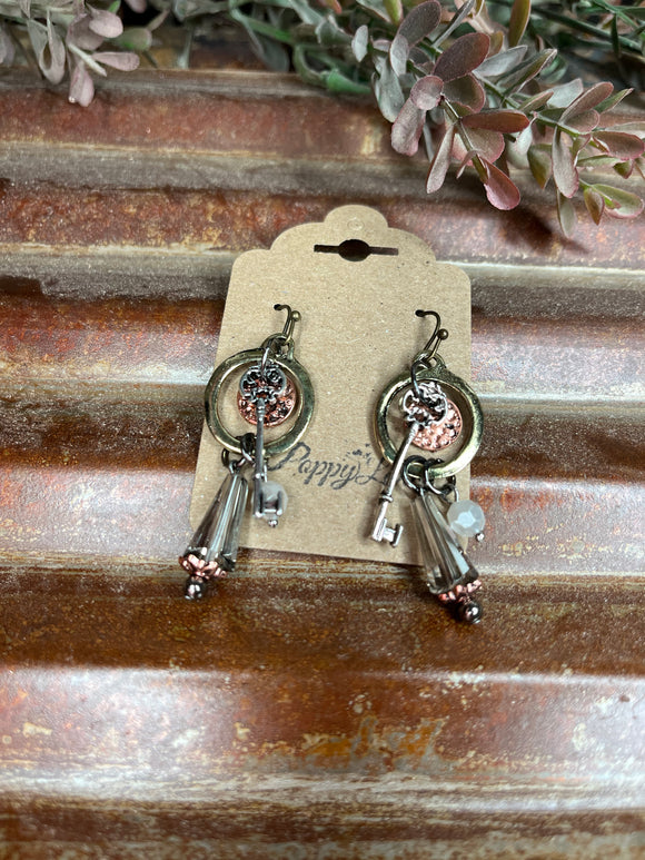 Charming Hoop Dangle Earrings