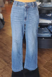 Judy Blue High Waist Double Button Wide Leg Jean ~ DAPHNE