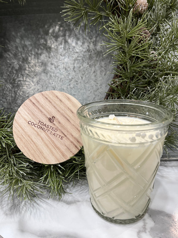 Swan Creek Toasted Coconut Latte Candle
