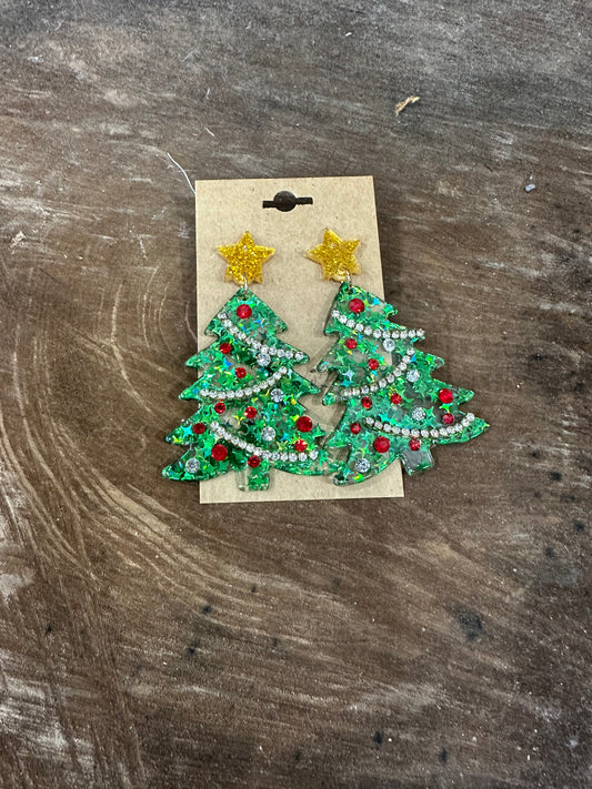 Under The Tree Acrylic Earrings