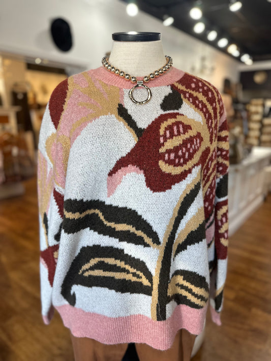 Botanical Blooms Sweater
