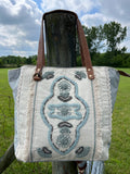 Myra Willow Stream Embroidered Tote Bag