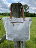 Myra Willow Stream Embroidered Tote Bag