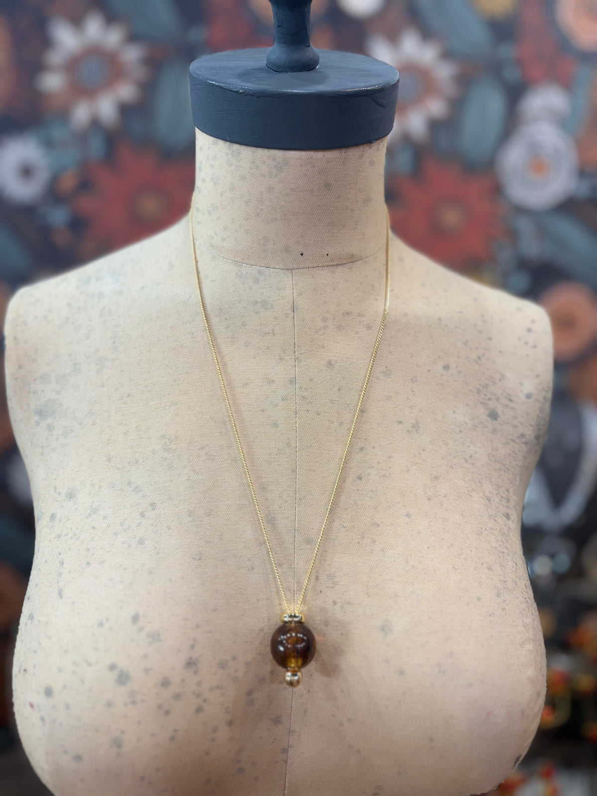 Amber After Hours Pendant Necklace