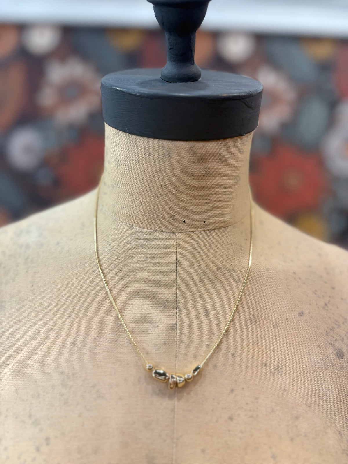 Nugget About It Gold Beaded Necklace