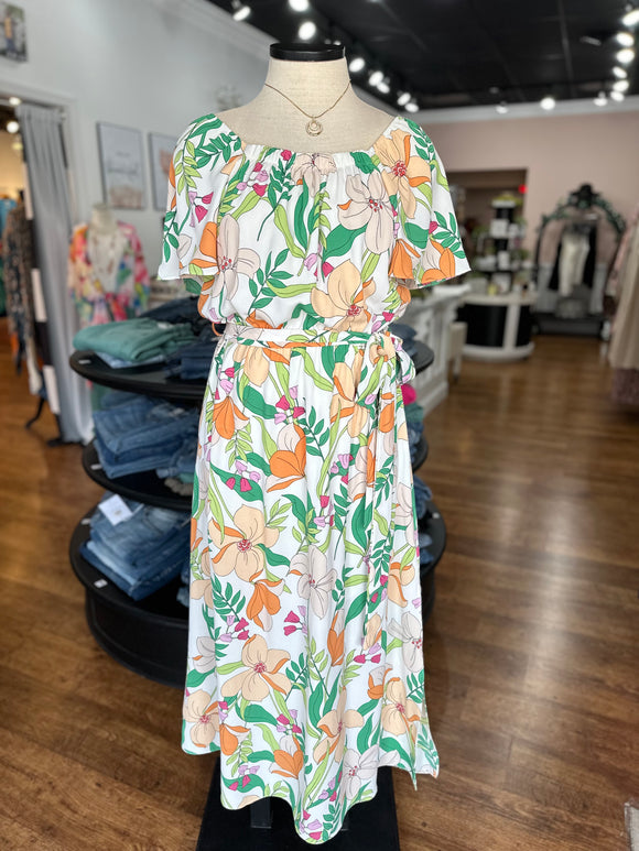 Give Your All Floral Maxi Dress